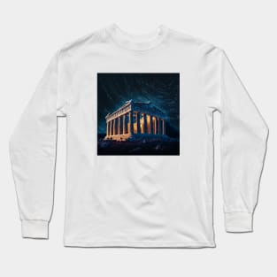 Ancient greek temple Long Sleeve T-Shirt